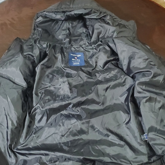 U.S. Polo Black Puffer Jacket for Kids - Picture 5 of 7